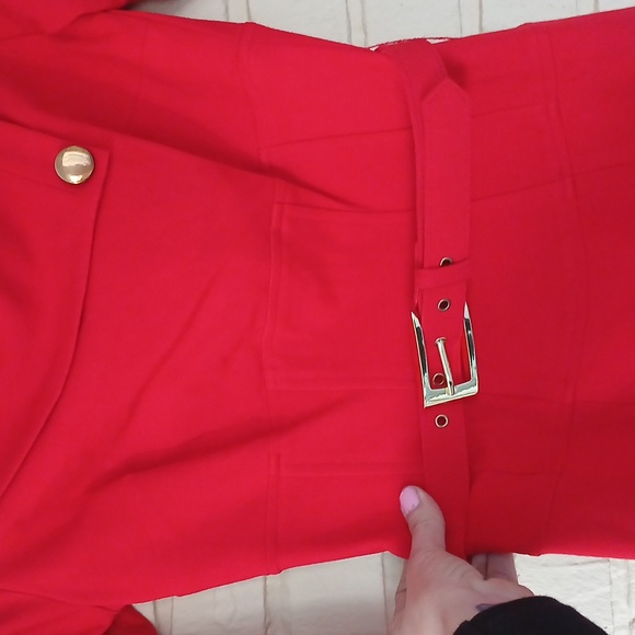 CACHE CONTOUR COLLECTION red dress size 2. 💕 - Picture 2 of 6